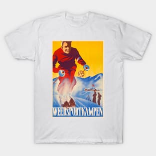 Weersportkampen Netherlands Vintage Poster 1944 T-Shirt